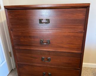 Item #7 MCM Chest $80 / 32"W x 17" x 40.5"H