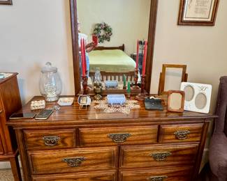 Item #17 Style Mark "American" Dresser & Mirror $80