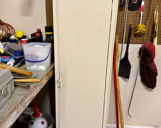 Item #92 - Metal Storage Cabinet $30
