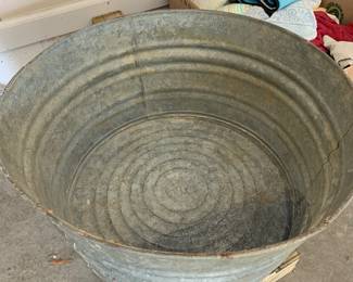 Item #90 Galvanized #2 washtub $40