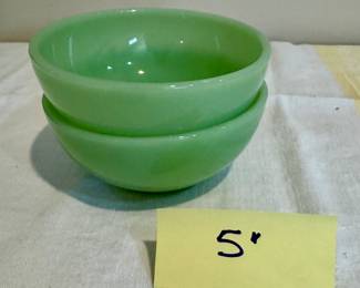Item #10 - Fire King 5" Jadeite Bowl $20 /
Item #11 - Fire King 5" Jadeite Bowl $20