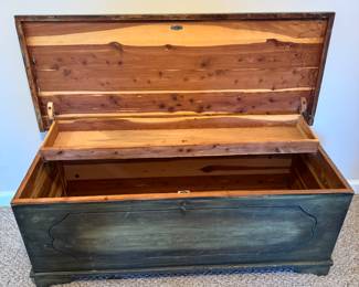 Item #27 Green Cedar Chest $60