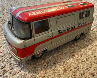 Item # 60 1960's Armored Car Savings Bank $60