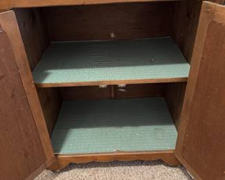 Item #22 Two Shelf Rolling Cabinet $50