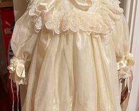 tall doll with lace cap