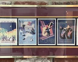 jazz fest 1980s posters montage
