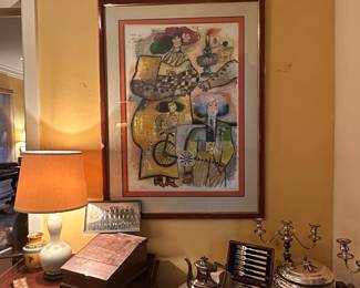 Original artwork Theo Tobiasse listed artist 