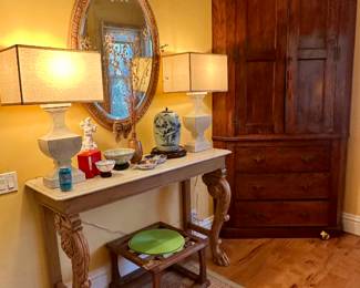 Designer lamps, antiques and more 