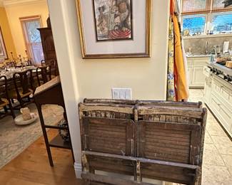 Original stadium bleachers ( owners said they were from wrigley field ) 