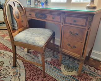 French Style Desk and Matching Chair.