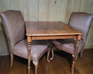 Game Table and Chairs.