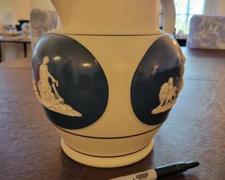 A large Jasperware Picther.