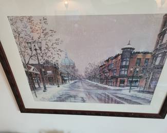Ltd Ed. View of St. Paul Cathedral and W.A. Frost.