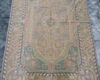 Needlepoint Rug.