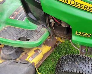 John Deere Lawn Tractor side view