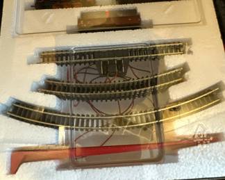 Miniature train set