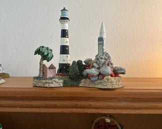 80’s CAPE CANAVERAL LIGHTHOUSE, SHUTTLE & TOWER