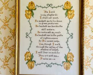 Vintage cross-stitch