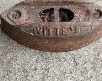 Witte’s cast iron sad iron