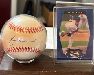 Kerry Wood autographed baseball