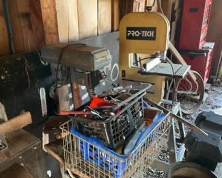 BAND SAW, DRILL PRESS
