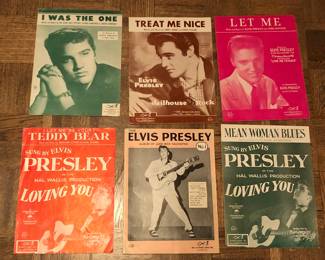 Elvis sheet music