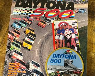 36th Annual Daytona 500 - 35th Anniversary 1994 Official Program & Patch