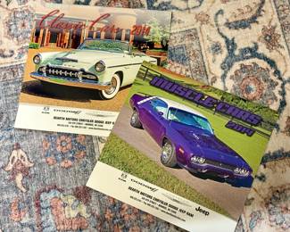 Assorted Vtg. Car Calendars!!