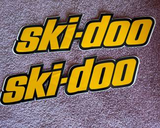 Vtg. Large ski-doo Decals