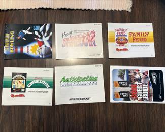Toobin Nintendo Nes Instruction Booklet, Super Dodgeball NES Instruction Booklet, Rolling Thunder Instruction Booklet, Popeye Nintendo Instruction Booklet, Double Dare Instruction Manual, Mario Bros NES Arcade Series Instruction Booklet, Etc!