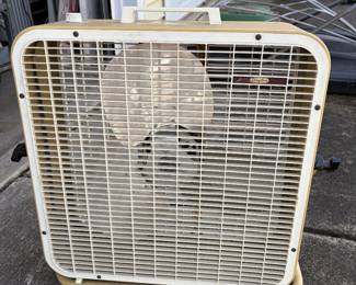 Vtg. Box Fan