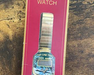 Vtg. Mechanical Digital Quality Watch “The One That Got Away” NIB