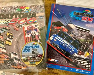 36th Annual Daytona 500 - 35th Anniversary 1994 Official Program & Patch & NASCAR 1997 Daytona 500 Official Program