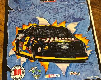 Vtg. 1966 NASCAR 13th Annual Miller 400 Official Program