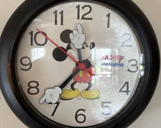 Mickey Mouse Videocassettes Clock!