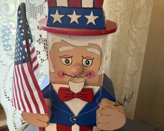 Uncle Sam Brick Figurine!