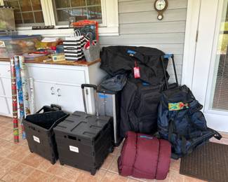 Luggage, Sleeping Bag, Collapsible Storage Containers
