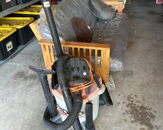 Shop Vac and Futon