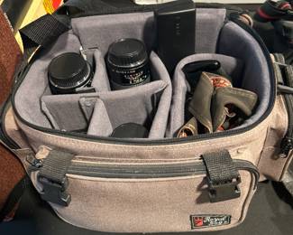 Royal Bag with Camera Lenz's