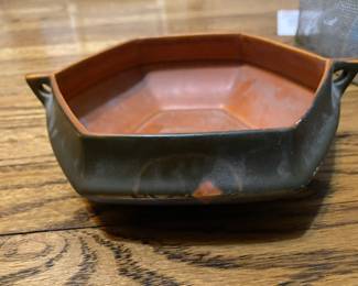 Antique Roseville Pottery Arts Crafts 1925 Hexagon