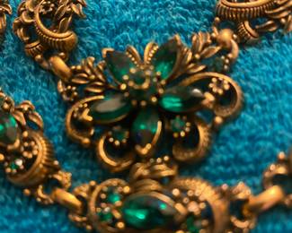 Vintage Coro Set, Necklace Bracelet