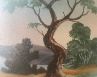 Hand Painted Reverse Glass