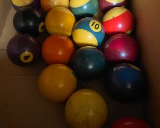 Vintage Billiard Balls