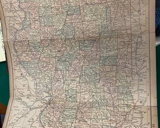 Illinois Map 1869