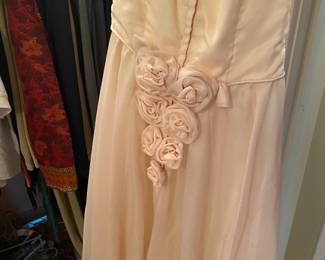 Roses on Back of Gown