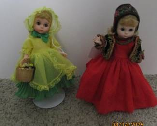 Madame Alexander dolls - 8"