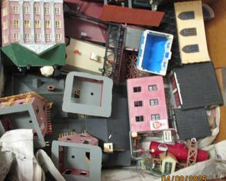 Miniature Buildings for Train Set