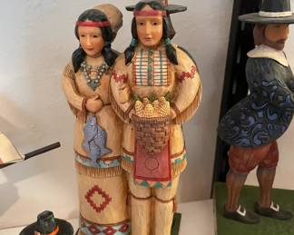 Jim Shore - Thanksgiving Indians
