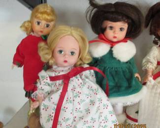 Madame Alexander Christmas dolls