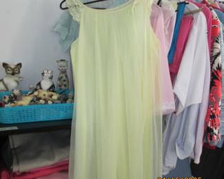 Vintage lingerie gown sets